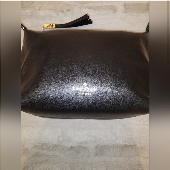 Kate Spade Grey Street Black Pebbled Leather Cross Body Bag - Picture 3 of 10